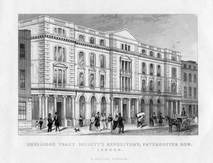 Religious Tract Societys Repository, Paternoster Row, Londýn, 19. století od Unbekannt