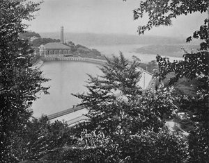 Reservoir, Eden Park, Cincinnati, Ohio, c1897. od Unbekannt