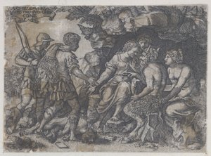 Opačná kopie Thetis a Chiron, 1546. od Unbekannt