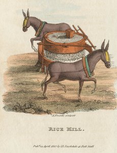 Rýžový mlýn, 1813 od Unbekannt