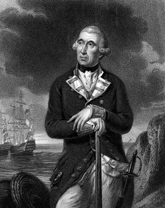 Richard Kempenfelt 1718-1782, anglický námořní důstojník švédského původu od Unbekannt