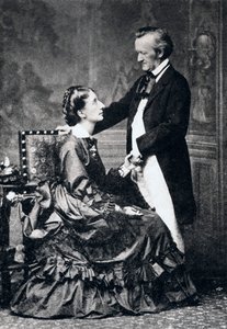 Richard a Cosima Wagnerovi, konec 19. století od Unbekannt