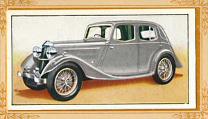 Riley 1 12litrový Falcon Saloon, c1936 od Unbekannt