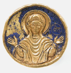 Prsten se smaltovaným rámečkem, byzantský styl 19. nebo 20. století 12.–13. století. od Unbekannt