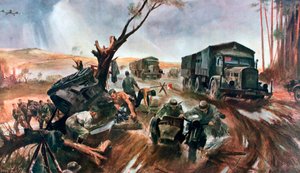 Cesta na frontu, nadřazená německá organizace, 1941 od Unbekannt