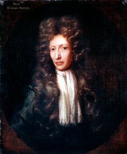 Robert Boyle, chemik a fyzik narozený v Irsku, c1689-1690 od Unbekannt