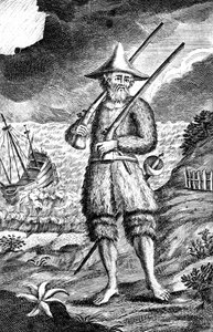 Robinson Crusoe, c1719 od Unbekannt