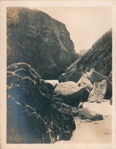 Skály v Newquay, 1927 od Unbekannt