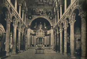 Roma - Bazilika sv. Anežky za hradbami na ulici Nomentana, 1910 od Unbekannt