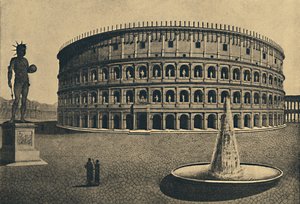 Roma - Pomyslná rekonstrukce Kolosea, 1910 od Unbekannt