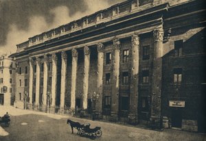 Řím - Piazza di Pietra, 1910 od Unbekannt