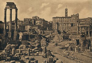 Roma - Forum Romanum a Capitoline Hill, 1910 od Unbekannt