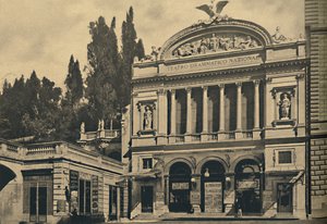 Roma - Via Nazionale. Národní dramatické divadlo a vila Colonna, 1910 od Unbekannt