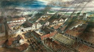 Římská pevnost v Londýně, c122 našeho letopočtu od Unbekannt