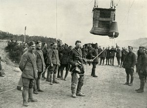 Balóny královského polního dělostřelectva byly očima našich zbraní ve Francii, 1919. od Unbekannt