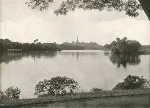 Royal Lakes, Rangún, 1900. od Unbekannt