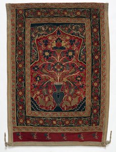 Královský kulatý stan vyrobený pro nástěnný panel Muhammada Shaha s jedním panelem B, 1834-1848. od Unbekannt