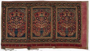 Královský kulatý stan vyrobený pro stěnový panel Muhammada Shaha se třemi panely A, 1834-1848. od Unbekannt