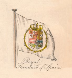 Královský standard Španělska, 1838 od Unbekannt