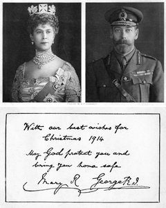 Královské vánoční přání britským vojákům, 1914 od Unbekannt