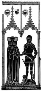 Tření středověké ryté mosazi, c1421 1901 od Unbekannt