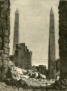 Ruiny v Karnaku, 1890. od Unbekannt