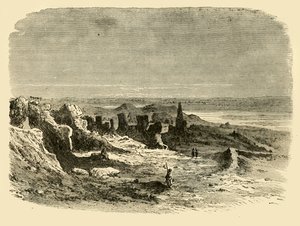 Ruiny v Sais, 1890. od Unbekannt