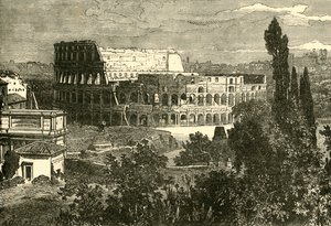 Ruiny Kolosea, z Palatinu, 1890. od Unbekannt