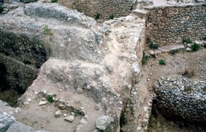 Ruiny prehistorického řeckého města Mykény od Unbekannt