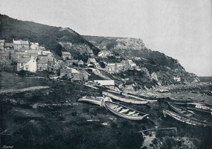 Runswick - Vesnice na útesech, 1895 od Unbekannt