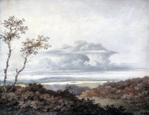 Studie venkovské krajiny a mraků Luke Howard, březen 1849 od Unbekannt