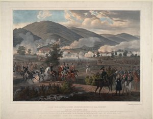 Ruský pluk záchranářů v bitvě u Kulmu dne 29. srpna 1813, cca 1813 od Unbekannt