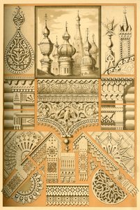Ruský architektonický ornament a řezbářství, 1898. od Unbekannt