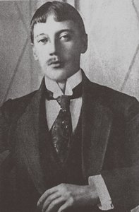 Ruský básník Nikolaj Gumiljov 1886-1921 od Unbekannt