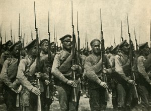 Ruští vojáci, první světová válka, 1914, c1920. od Unbekannt