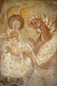 Malba opatství Saint-Savin: Apokalypsa, Saint-Savin-sur-Gartempe, Francie od Unbekannt