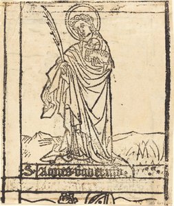Svatá Anežka [verso], pravděpodobně 14601480. od Unbekannt