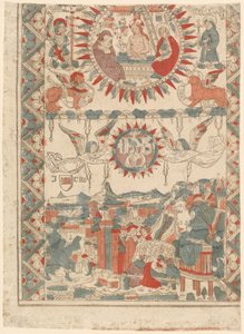 Svatý Bonaventura přijíždí a káže v Lyonu, 1480-1490. od Unbekannt