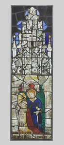 Svatá Kateřina s klečícím mužským dárcem, 1400s. od Unbekannt