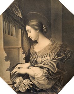 Svatá Cecílie od Unbekannt