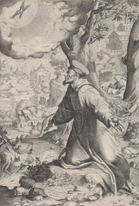 Svatý František přijímající stigmata, 1590-1620. od Unbekannt