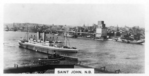Saint John Harbour, New Brunswick, Kanada, 20. léta 20. století od Unbekannt