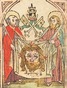 Svatí Petr a Pavel se Sudarium, v roce 1475 nebo později. od Unbekannt