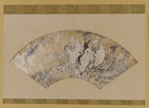 Šákjamuni, Konfucius a Lao-c’ pod borovicí, období Muromači, 1392-1 od Unbekannt