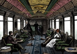 Salonní vůz na Orient Express, c1895 od Unbekannt