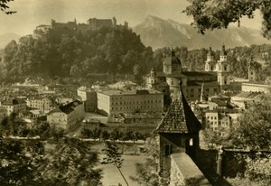 Salzburg z Kapuzinerberg, Rakousko, c1935. od Unbekannt