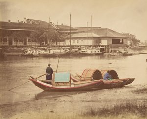 Kanoe, 70. léta 19. století. od Unbekannt