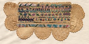 Fragment vzorníku, 1800s. od Unbekannt
