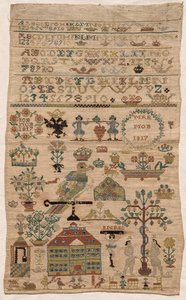 Fragment vzorku, 1817. od Unbekannt