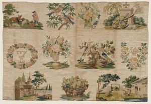 Fragment vzorku, 1819. od Unbekannt